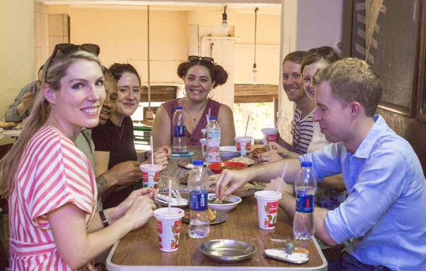 Food Tour in Local Cairo Life with Egyptian tea