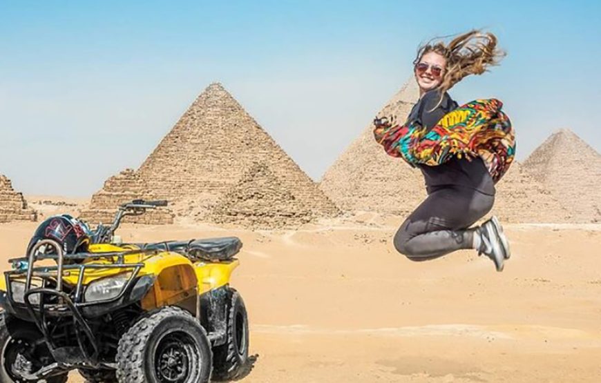 Quad Biking At Giza Pyramids