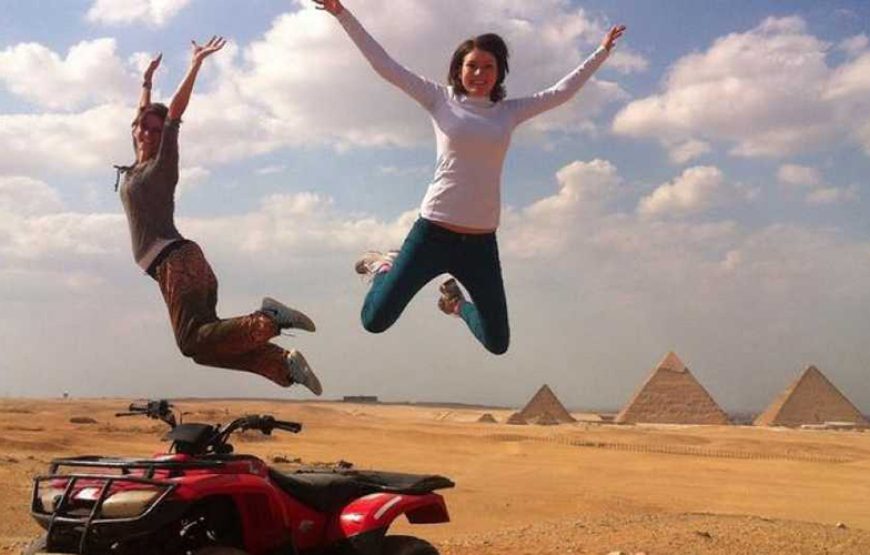 Quad Biking At Giza Pyramids