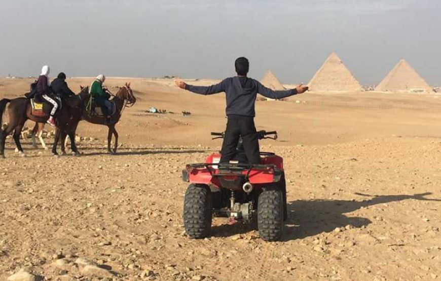 Quad Biking At Giza Pyramids